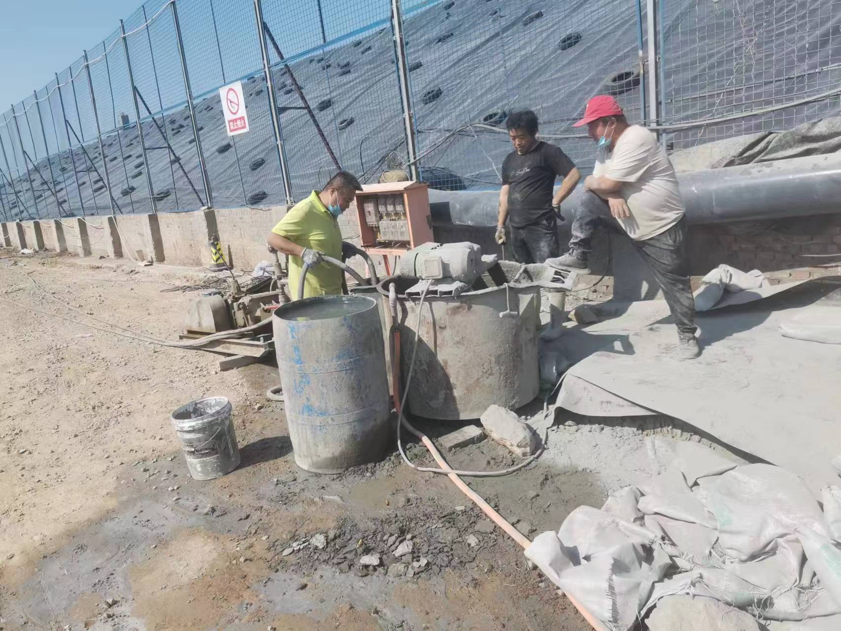 广河袖阀管注浆